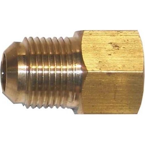 Plombservice – Raccord de robinetterie union droit mâle x femelle – Filetage 1/2-3/8 – Acier inoxydable – Pour installations sanitaires