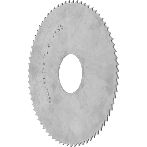 Disque de scie circulaire HSS 60x0,5x16x72 W6542, lame à tronçonner industrielle, accessoire coupe précise pour métaux, qualité professionnelle. (1/5)