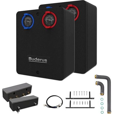 Buderus Heizkreispaket WE7.1 bis 35 kW mit 2 Heizkreisen (ungemischt und gemischt) - 7 739 607 553