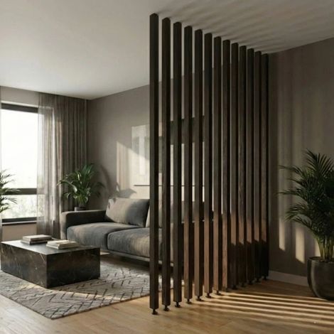 Set 6 Listelli Divisori per Ambienti, Wenge (1/5)