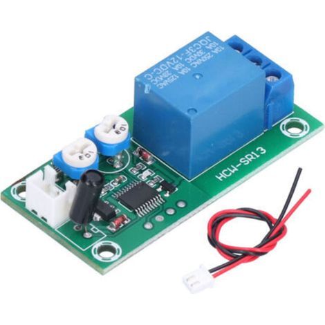 12-V-Gleichstrom-Vibrationsmodul, Empfindlichkeit, Timer, einstellbarer Relais-Schalter, Alarmsensor (1/5)