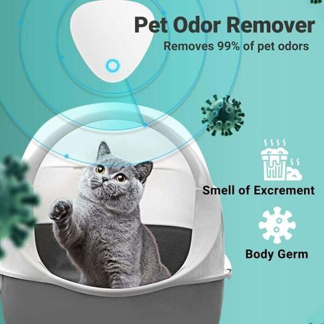 Staubfreier Geruchsentferner, 99 % Geruchsbeseitigung und 99,9 % Staubreduzierung, Geruchsentferner für Katzentoiletten, Katzenstreu-Deodorant, weit verbreitet in Katzentoiletten (1/4)