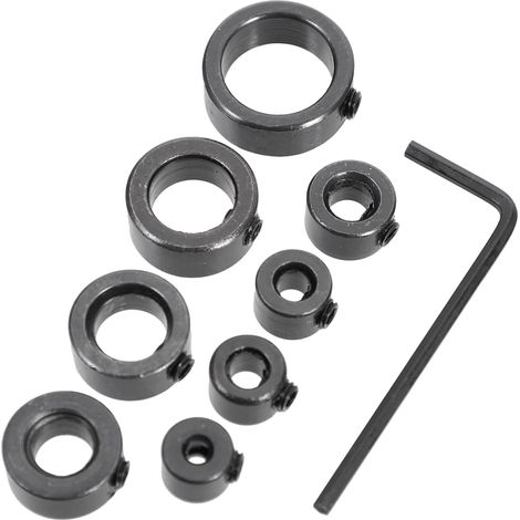 Bohreranschlag Set, 3 teilig, 16 mm, Stahl, verstellbar (1/5)