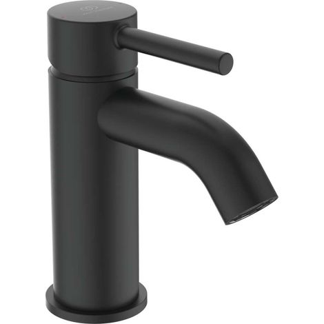 Ideal Standard CeraLine - Waschtischarmatur mit Ablaufgarnitur Click-Clack, schwarz BC822XG (1/5)