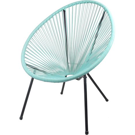 Relaxsessel Balkon 2er Set GARDA-120 in mint