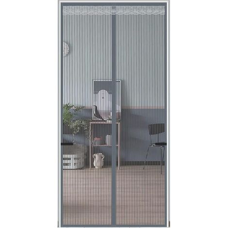 Moustiquaire Magnétique Porte, 90 x 210cm, Moustiquaire Portes, Anti-Mouche Insectes Rideau Porte, pour Portes de Balcon, Terrasse (1/5)