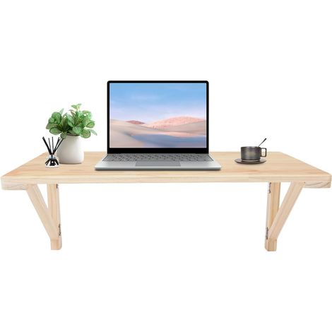 Table murale pliante pour cuisine, chambre, salon, chambre d'enfant, 80 cm x 50 x 30 cm, table murale pliable, table murale pliable, table de cuisine, table pour enfants, bureau pliable (1/5)