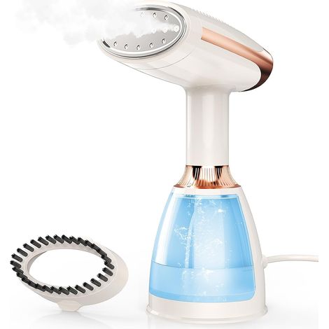 Ferro da stiro a vapore verticale, ferro da stiro verticale portatile, 1500 W 280 ml, riscaldamento rapido, vaporizzatore portatile per indumenti, adatto a tutti i tessuti, ideale per la casa e i viag (1/5)