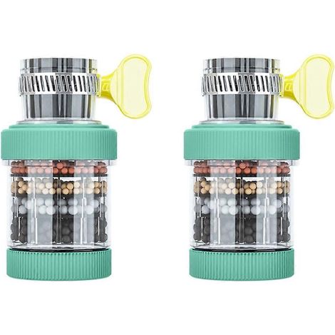 Filtre universel pour robinet à 6 couches, anti-éclaboussures et économe en eau.