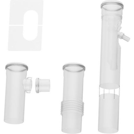 Bosch Accessoire d'évacuation des gaz brûlés FC-Set110-C(14)3x Embout de vidange de condensat, d:110mm rigide, 7738113343