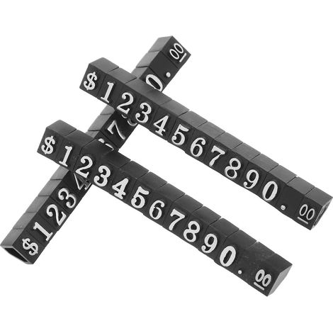 Balacoo Support d'Étiquettes de Prix Ajustable en Plastique (1/5)