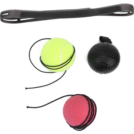 Ballon d'Entraînement de Boxe Sanda en Caoutchouc PU, Bandeau Anti-Transpiration en Silicone (1/5)