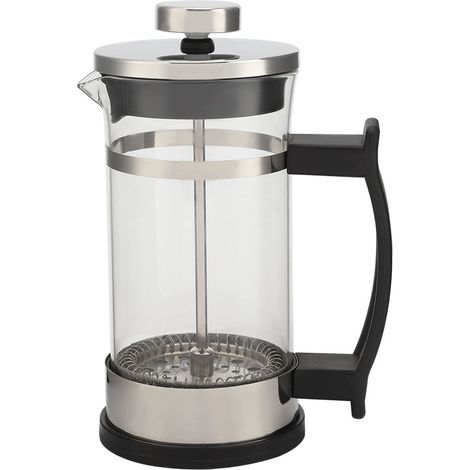 Cafetière à Pression en Acier Inoxydable avec Filtre pour Café et Thé (1/5)