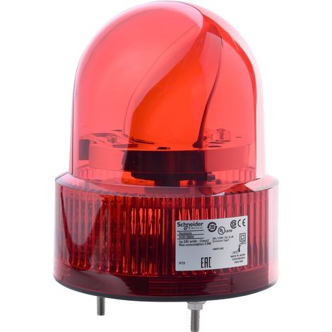 Dispositivo A Luce Rotante 120Mm Rosso 24 Vac/Vdc (Schneider Cod. Xvr12B04S)