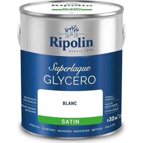 Ripolin 447559 vernice glicero bianco satinato 2 litri