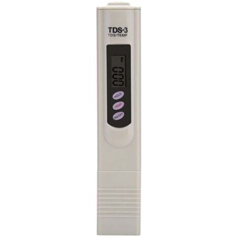 TDS-Tester, multifunctional digital Messgerät, professional Wasserqualitättester, Reinheitstester 0-9990 ppm, Bereichsmesser mit LCD-Bildschirm für Leitungswasser und Aquarien (1/5)