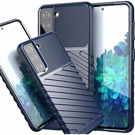 Coque Thunder Case bleue en silicone renforcée pour Samsung Galaxy S23+ (1/5)