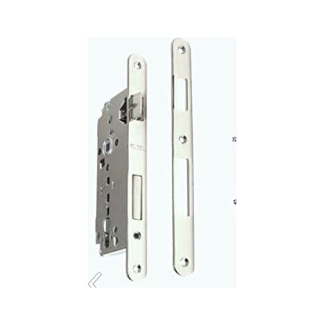 SERRATURA CILINDRO YALE D85 E50 FRONTALE TONDO CROMO SATINATO