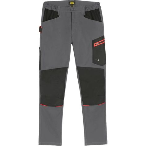 Pantalon de travail Diadora Pantalon utilitaire Stretch Performance 2.0 Gris acier (1/5)