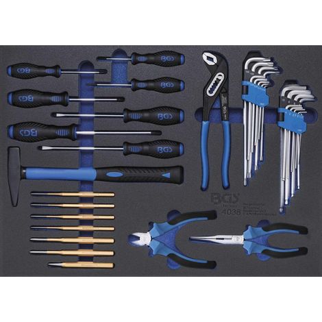 Bgs Juego de Herramientas Mecánicas negro acero duradero