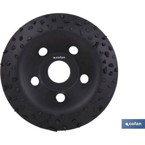 plato rectificador carburo de tungsteno multimateriales ø115 x 22,23 grano grueso (1/4)