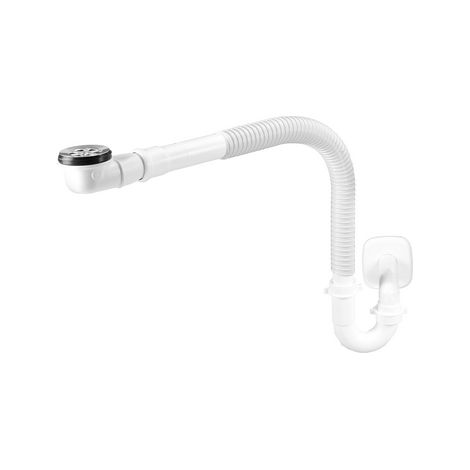 SIFONE PER LAVABO Spazio 1 Disabili con griglia non tappabile 40 mm lira
