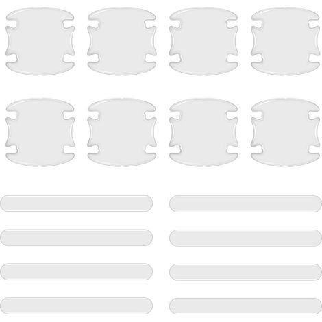 16x Auto Türgriff Schutzfolie Transparent Kratzschutz Selbstklebend (1/5)