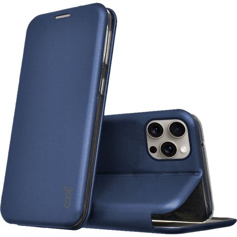 Funda COOL Flip Cover para iPhone 15 Pro Max Elegance Marino