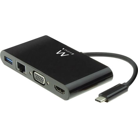 Ewent DOCKING STATION 4K USB-C a HDMI/VGA/HUB/USB (1/4)