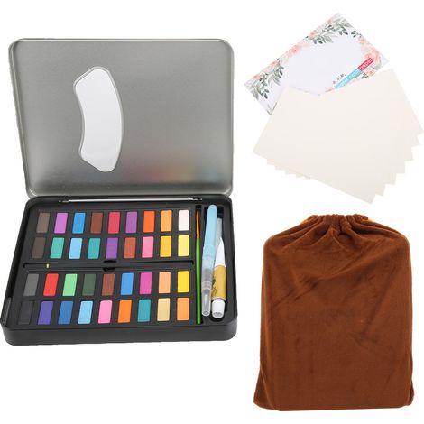 Watercolor Paint Set Solid 36 Colors Portable Pigment Suit for Painting Graffit Design (1/5)