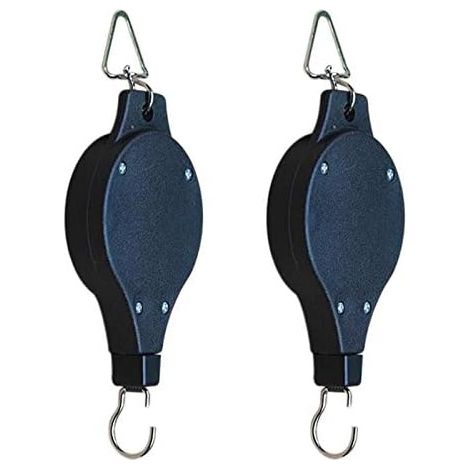 Set mit 2 verstellbaren Teleskophaken zum Aufhängen von Blumentöpfen und Vogelfutterhäuschen (1/5)