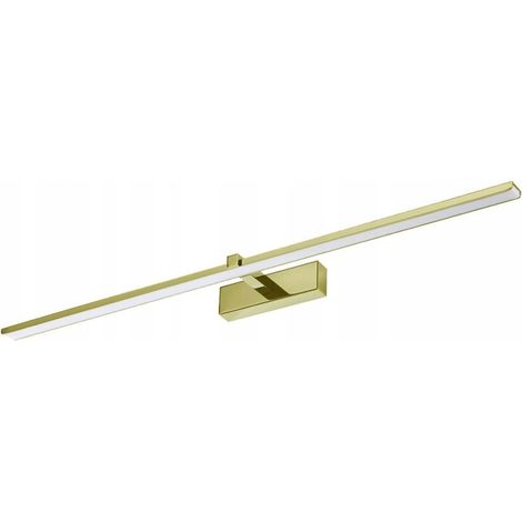 LED-Badezimmerwandleuchte NAD mit Spiegel, 8 W, 40 cm, Gold Venus, 4200 K, 580 lm (1/5)