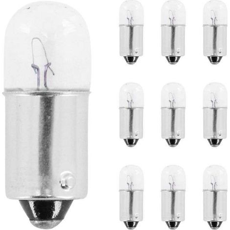 Cyclingcolors – Lot de 10 ampoules BA9s 6V 4W – Éclairage universel – Lumière chaude – Remplacement feux – Pour projets de bricolage (1/2)