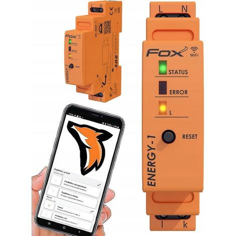 Moniteur d'énergie Wi-MEF-1-40 - Compact - Précis - Économies d'énergie - Facile utiliser (1/4)