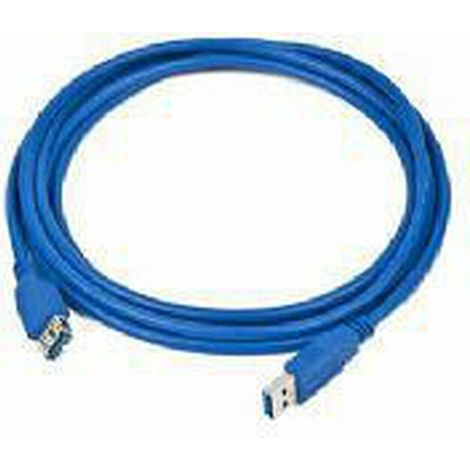 Cavo Prolunga USB GEMBIRD CCP-USB3-AMAF-10 3 m Azzurro (1/2)