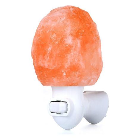 Lampe cristal de sel de Lampe de sel de sel rotatif Veilleuse LED 15 W bulb Éclairage mural naturel (1/4)
