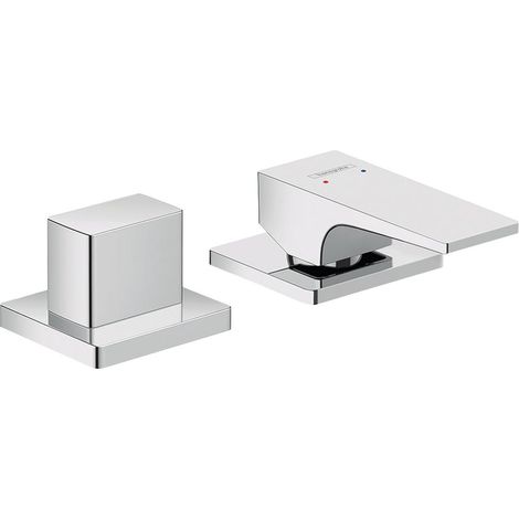 hansgrohe Metropol 2-Loch Einhebel-Wannenrandmischer, Hebelgriff,