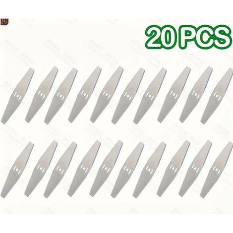 Packung mit 20 rautenförmigen Klingen für akkubetriebene Freischneider (1/5)