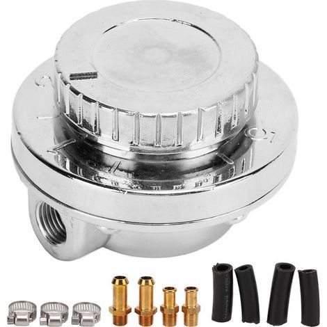 Kit de régulateur de pression de carburant Régulateur de pression de carburant universel réglable pour moteur à carburateur (1/5)