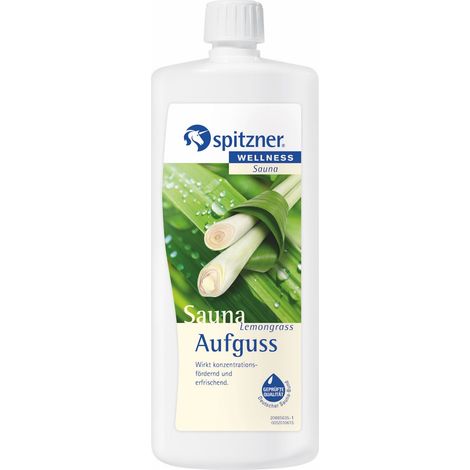 Spitzner Saunaaufguss Lemongrass 1 Liter (1000 ml) Konzentrat 8850079