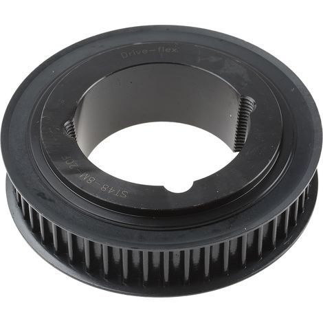 Poulie pour courroie crantée en Fonte 48 dents , pas de 8mm ( Prix pour 1 )