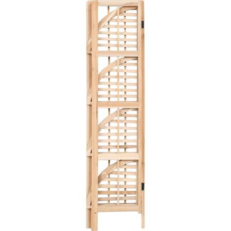 Maison Exclusive - Eckregal Zedernholz 27x27x110 cm (1/5)