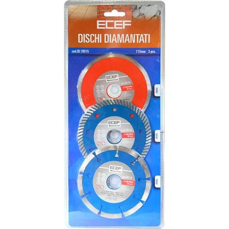 DISCO DIAMANTATO Ø 115 x 2,23 - blister da pz.3