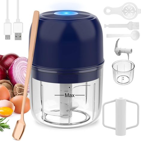 Mini Hachoir USB 45W avec Fouet (1/5)
