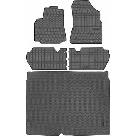 Citroen Berlingo II Kombivan von 2008–2018 SET – Gummi-Automatten + Kofferraummatte