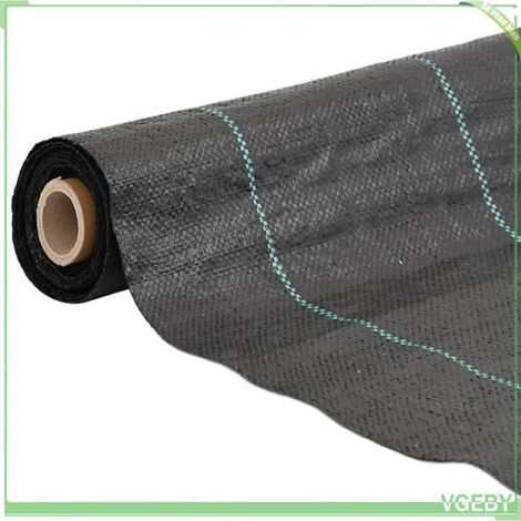 Membrane anti-mauvaises herbes - FAFEICY - 4005181 - Noir - 1x50 m - 100 g/m² stabilisé UV (1/5)