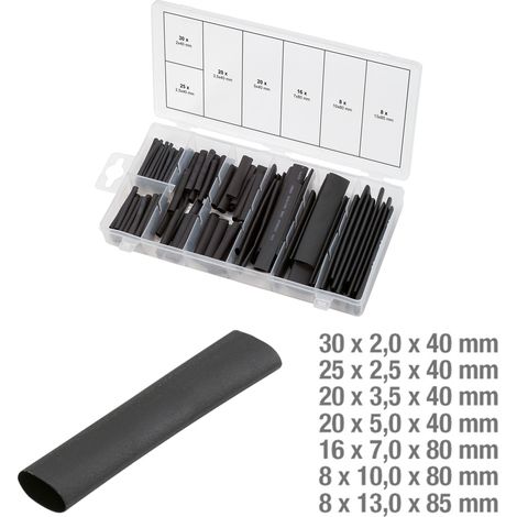 Sortiment von 127 Schrumpfschläuchen von 2x40 bis 13x85 mm - KSTOOL - 970.0230 (1/2)