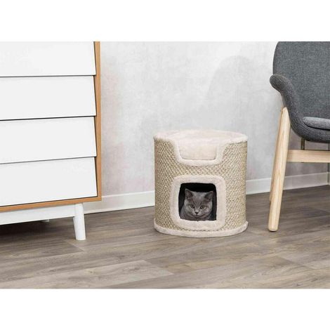 TRIXIE Tour Ria - H37 cm - Gris clair - Pour chat (1/3)