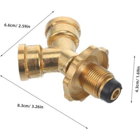 Réducteur de Pression pour Adaptateur Installation Rapide sans Outil Évite Fuites de Accessoire Compatible pour Réchauds (1/5)