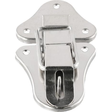 Loquet en alliage de zinc argenté pour caisse à vin, valise (1/5)